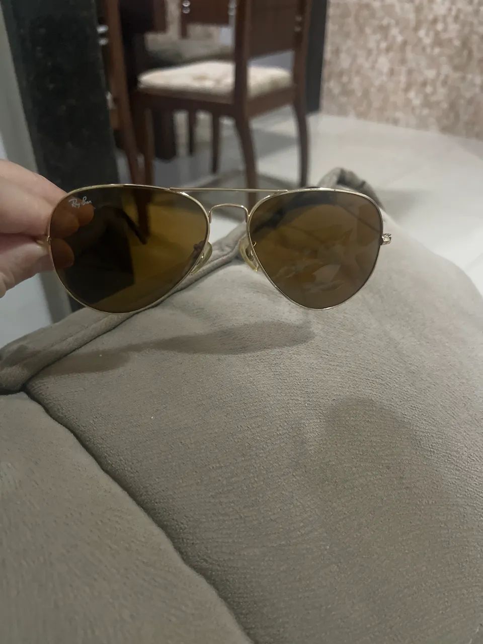Óculos Ray Ban Rb 3025 AVIATOR LARGUE METAL