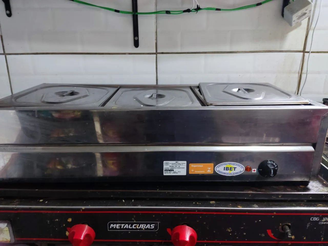 Vendo rechoud com 3 cubas 