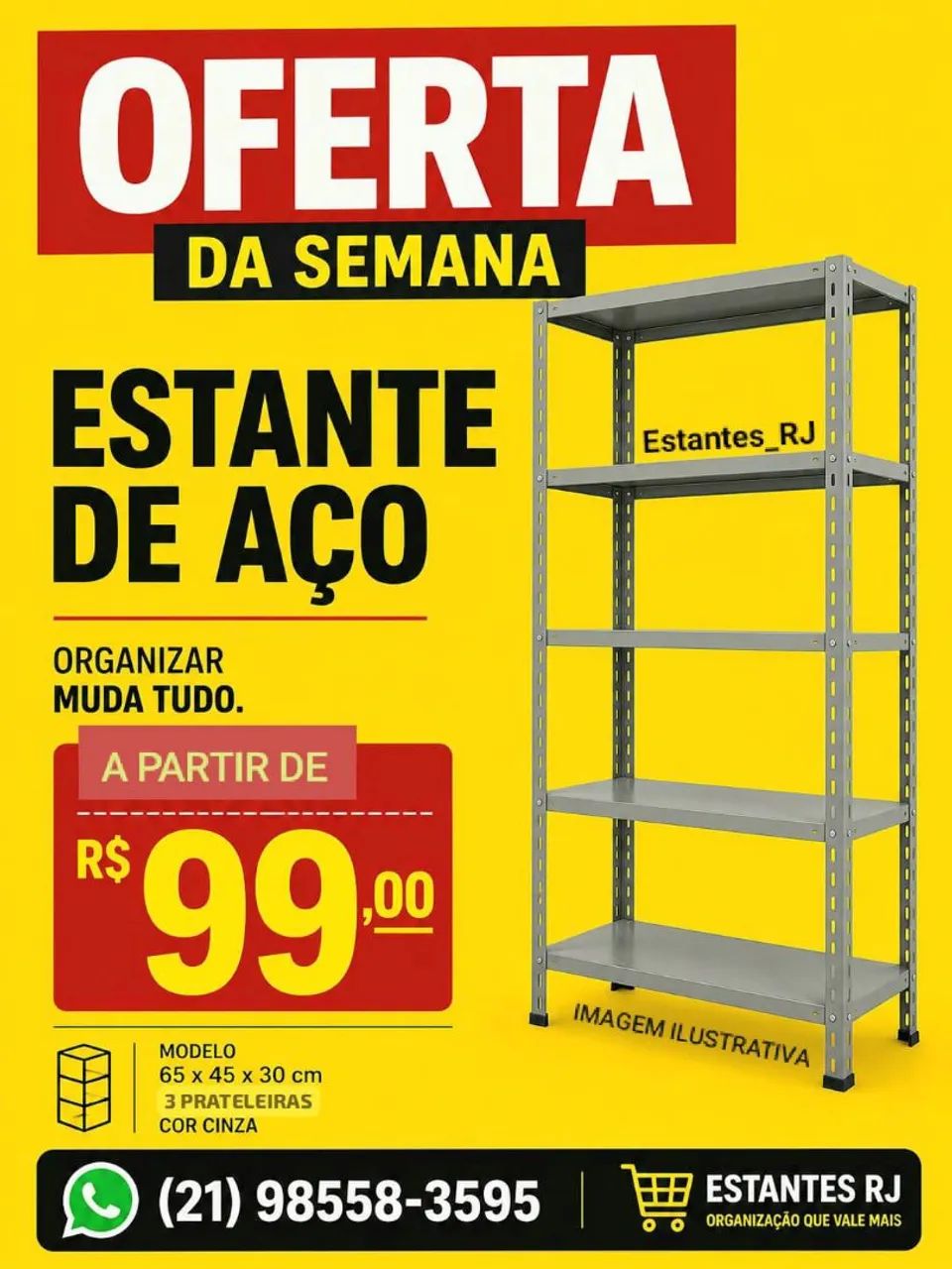 Estantes de Aço