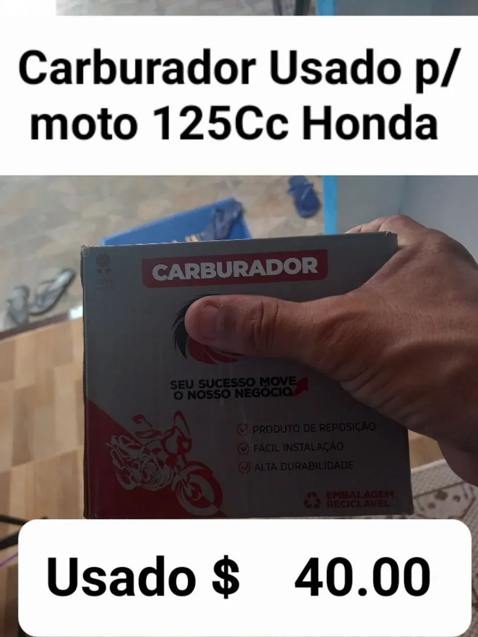 Carburador moto 125Cc 