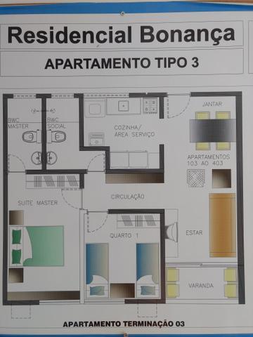 Apartamento excelente (residencial bonança) ótima localização - Foto 7