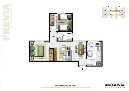 Apartamento 02 quartos com 01 vaga coberta - Foto 10