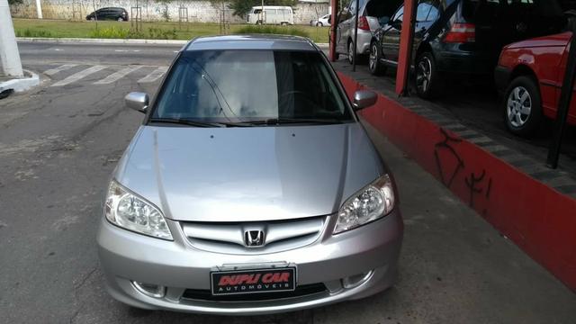 Honda Civic ex automatico 2006 + couro novinho - Foto 3