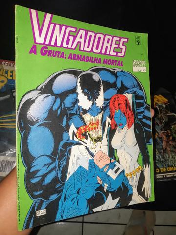 Vingadores A Gruta Editora Abril 1993 graphic Marvel 