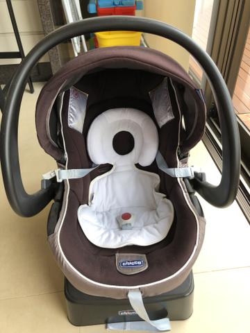 Carrinho bebê/bebê conforto/Moisés - Trio Living Smart Chicco (cor brownie) - Foto 3