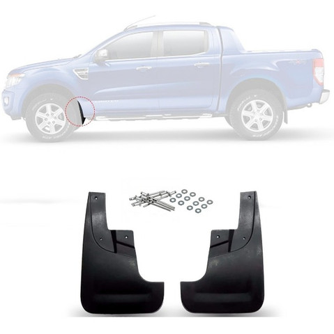 Parabarro Lameira Chevrolet S-10 / Toyota Hilux / Mitsub. Triton / Fiat Toro / Ford Range - Foto 2