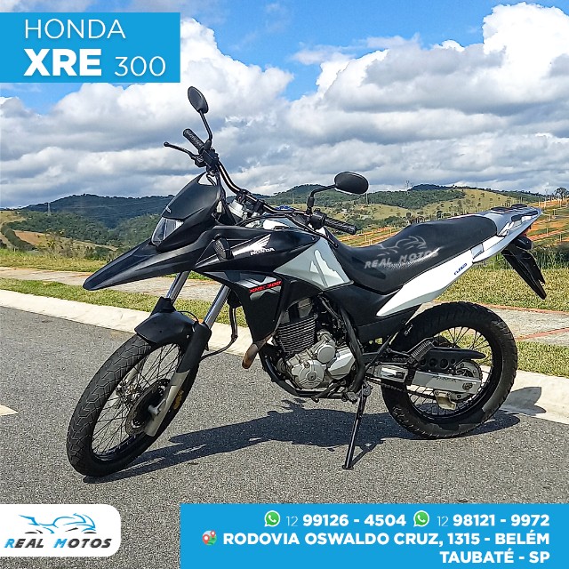 XRE 300 BRANCA NA REAL MOTOS