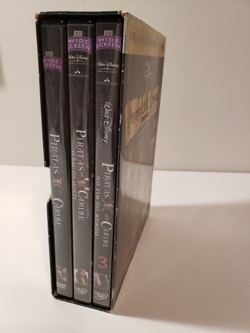 Box DVD Piratas do Caribe - Trilogia (6 Discos) - em perfeito estado - Foto 2