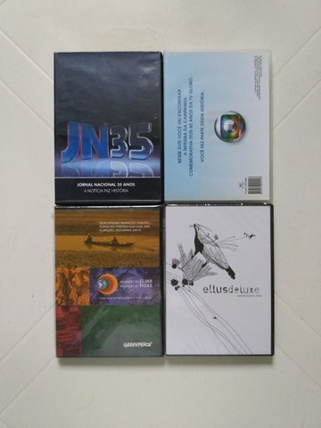 Três DVD's e um DVD R