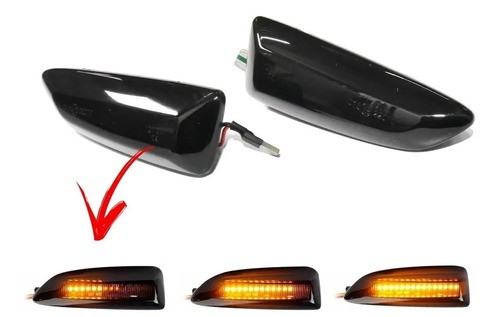 Lanternas setas lateral de pisca onix led sequencial - Foto 3