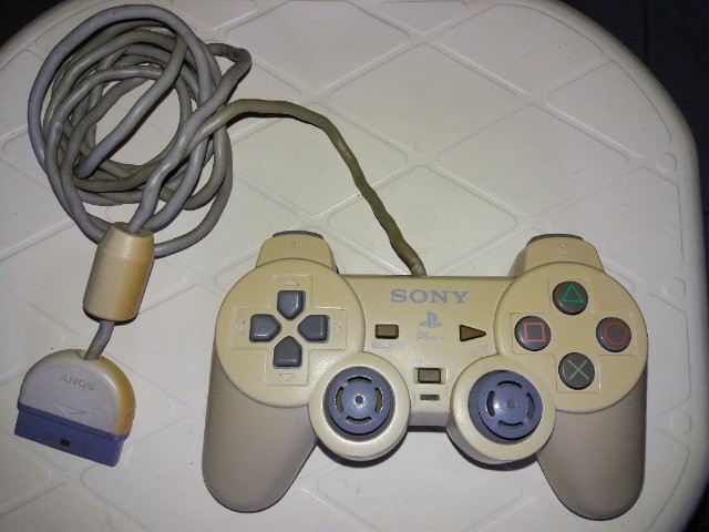 Controle Psone Ps1 Analógico Original Sony Série H Leia a Descrição