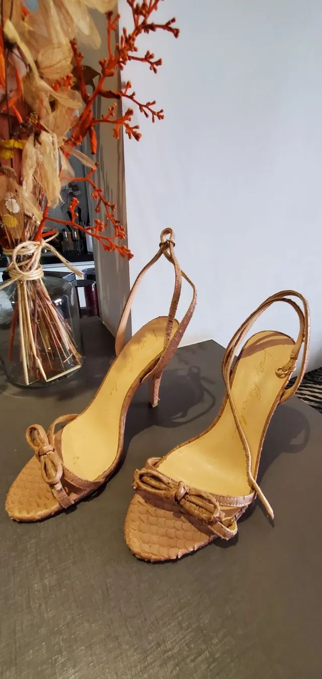 Sandália Luiza Barcelos couro N37 - Foto 2