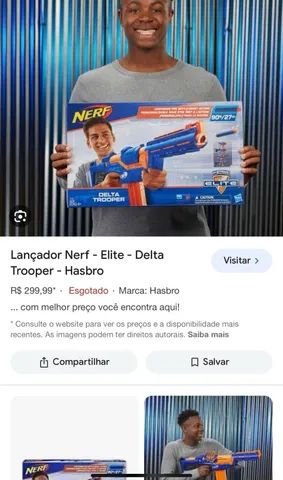 Lançador Nerf - Elite - Delta Trooper - Hasbro