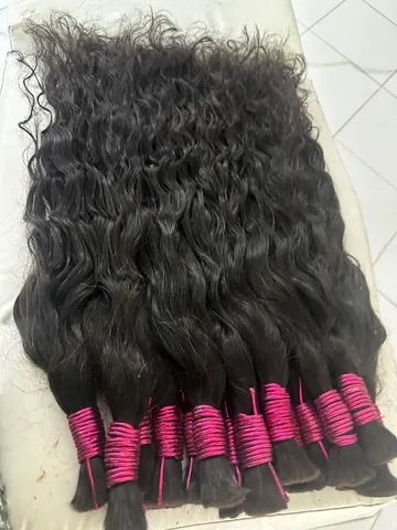 Cabelo humano / ondulado de 65 cm - Foto 2