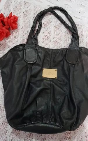 Bolsa Corte grande em couro  - Foto 2