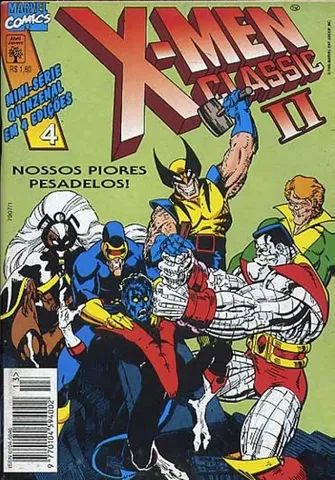 X-men Classic 2 - 4 Edições - 1995 - Editora Abril