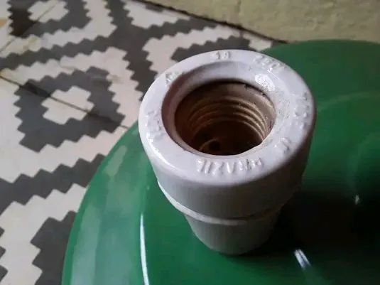 Luminária  ou refletor BEDD de 14 polegadas com bocal E-27 de louça - novo. - Foto 6