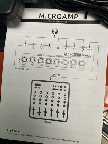 amplificador de fone para retorno monitor de ouvido - Foto 5