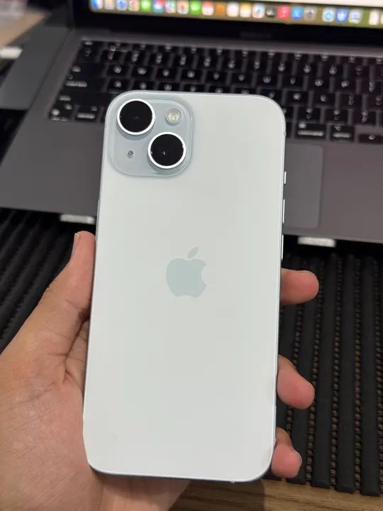 iPhone 15 128gb Azul Impecável  - Foto 2