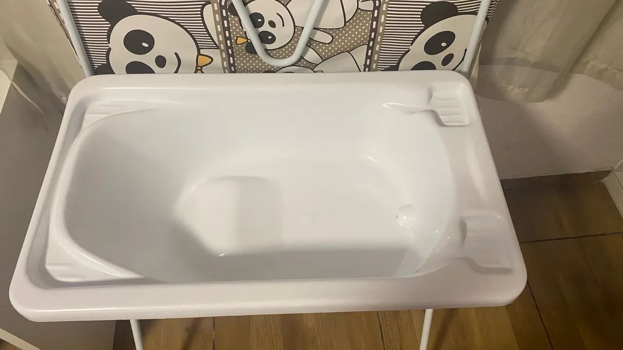 Banheira com trocador 