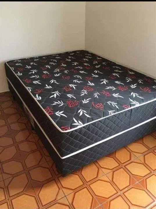 CAMA CASAL COM COLCHÃO FRETE GRÁTIS  - Foto 3