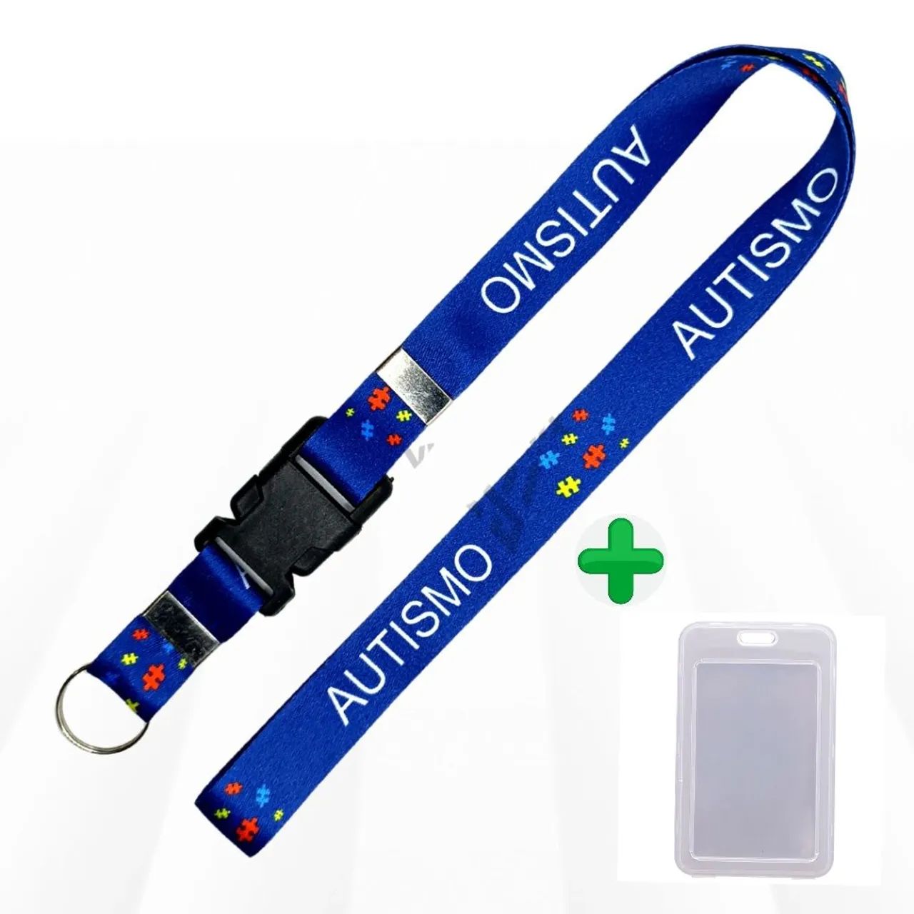 CORDÃO AUTISMO + PORTA-CRACHÁ  - Foto 3