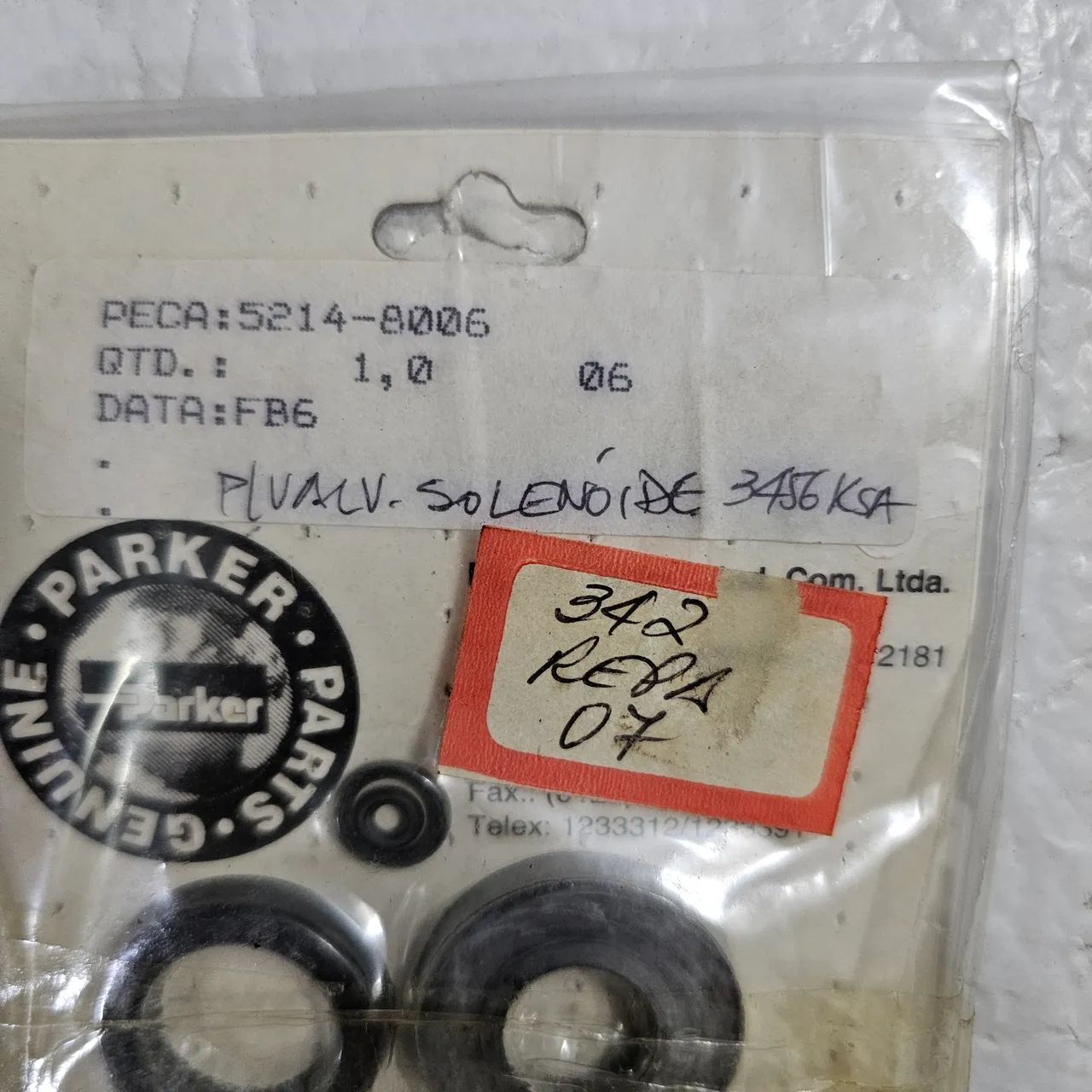 Kit reparo valvula solenoide parker novo original 52148006 - Foto 5