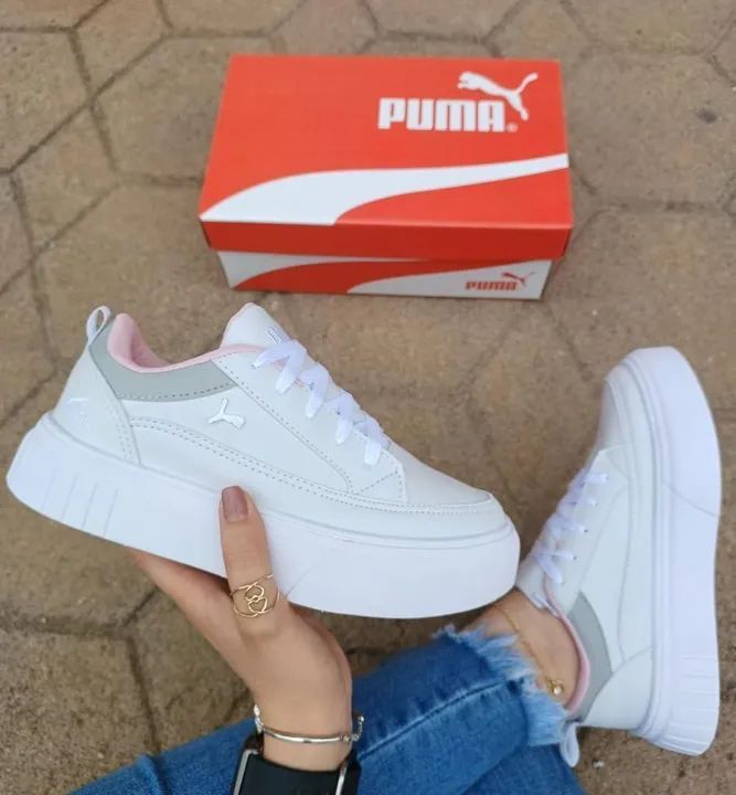 Tênis feminino branco  - Foto 5