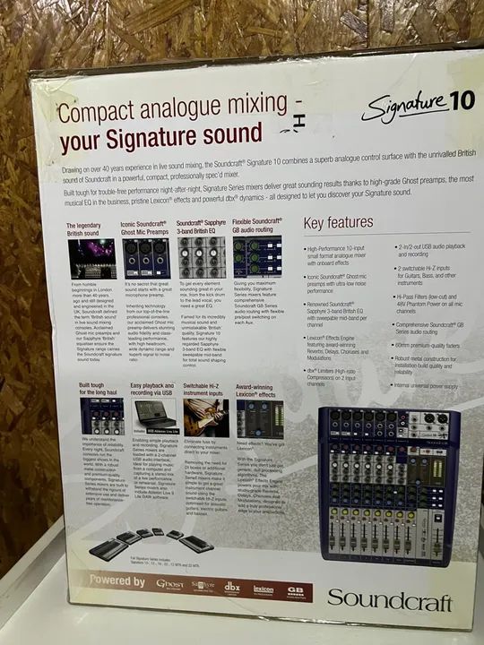 Mesa De Som Soundcraft Signature 10 - Foto 2
