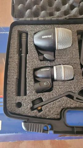 Kit Microfone Shure PGDMK6 ZERADO - Foto 5
