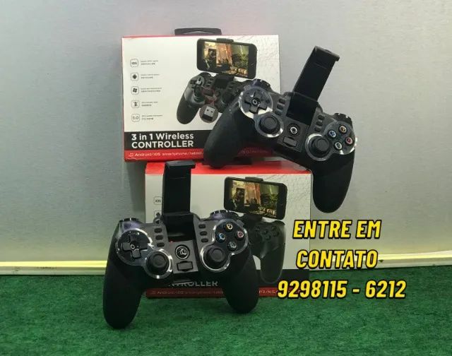 Controle Para Celular Android Ios Pc Ps3-Entregamos 9h ás 23h - Foto 4