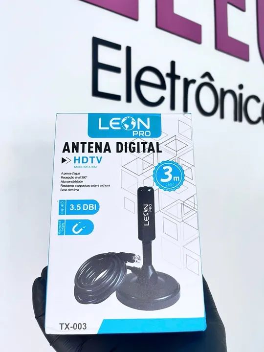 Antena Digital para TV 3 metros 