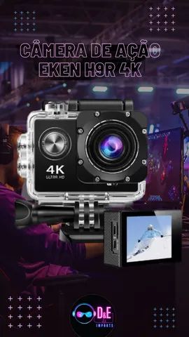 ?Câmera Filmadora Ação Sport 4k Ultra Hd Dv Wi-fi ? 
