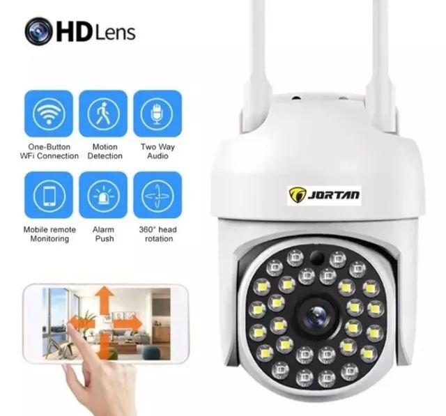 Camera Wifi Ip Wireless Sem Fio Speed Dome Full Hd Lp 66 jortam - Foto 5