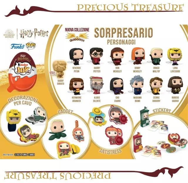 LEIA A DESCRIÇÃO Funko Pop Kinder Joy Harry Potter Draco Minerva Coleção 1 e 2 Quadribol - Foto 4