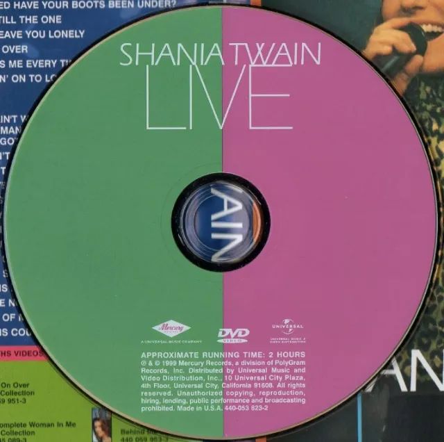 Dvd Shania Twain - Live - Foto 3
