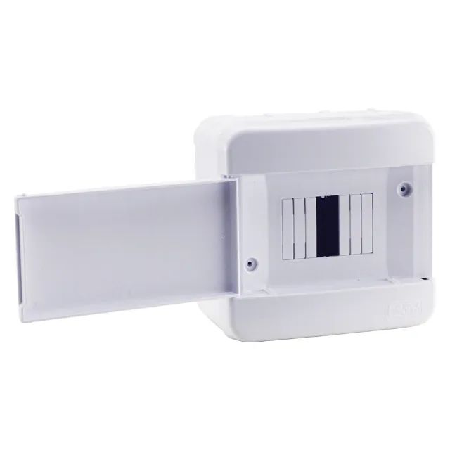 Quadro de Distribuição Para Embutir Din Branco Forceline Capacidade:4 disjuntores - Foto 4