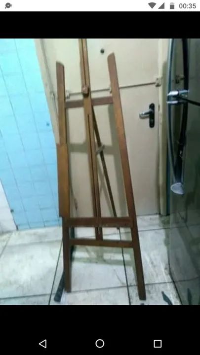Vendo Cavalete de madeira para pintura 