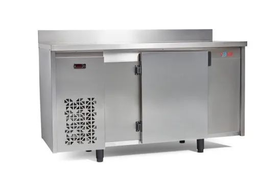 BALCÃO DE ENCOSTO INOX 1.50M - POLAR - NOVO