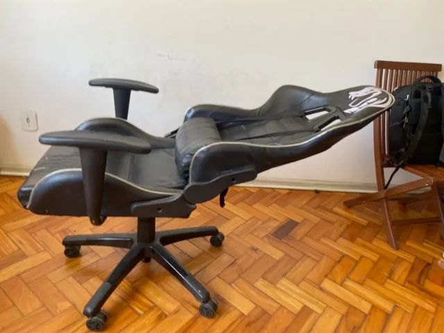 Cadeira Gamer Preta - Foto 5