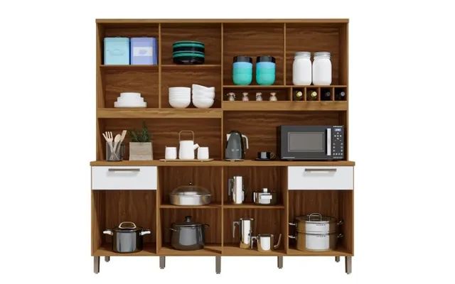 Armário Cabernet Prime 100% MDF com 8 Portas - Foto 3