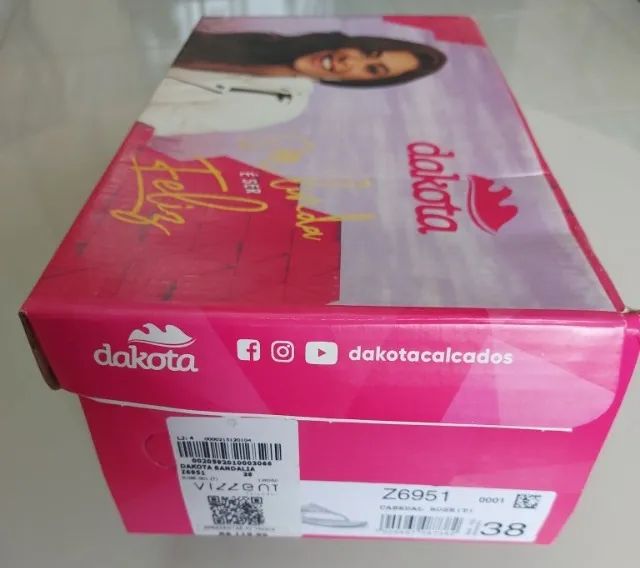 Sandália Dakota Z6951 Detalhes em Brilho Feminino - 38 - Foto 6