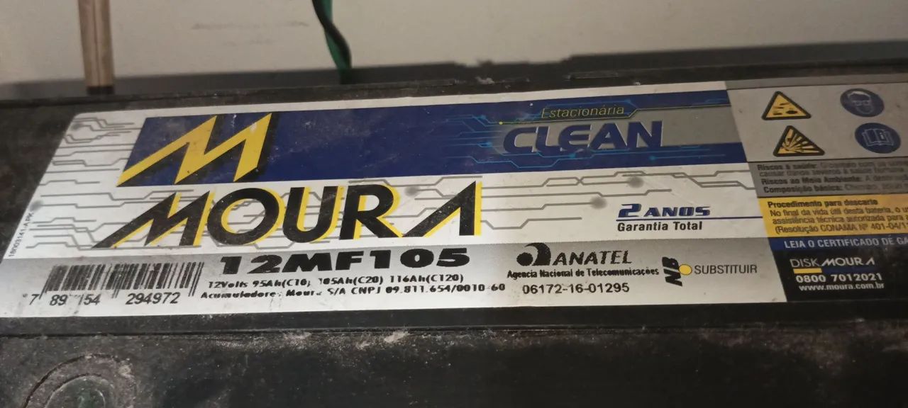 Bateria Moura Clean 12V 60Ah - Foto 3