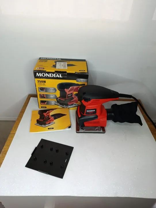 Lixadeira orbital mondial 250w profissional 