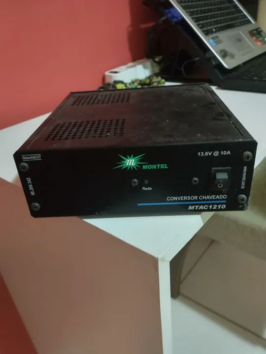 Fonte mesa 13,6vcc / 10A (16A pico) / bat 4 A MTAC1210F - Foto 3