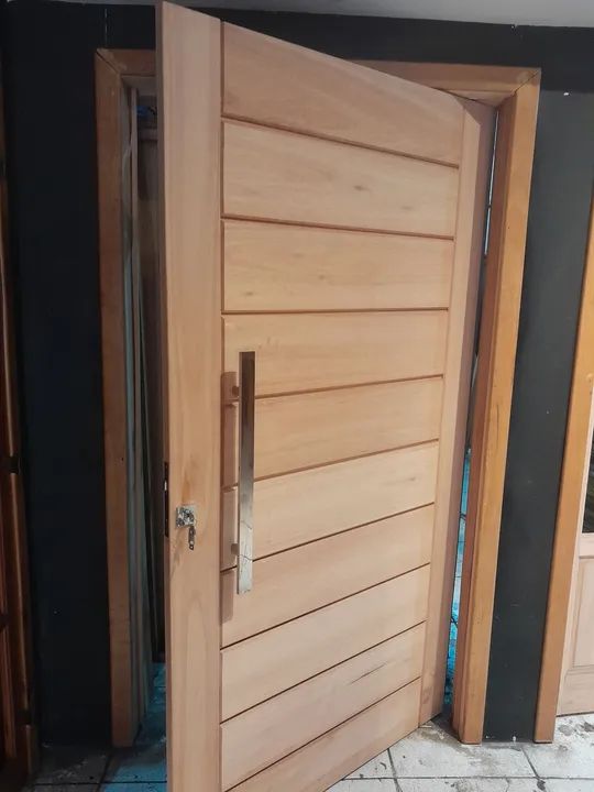 Porta pivotante 128x214mt parcelo até 10X no cartão sem juros  - Foto 3