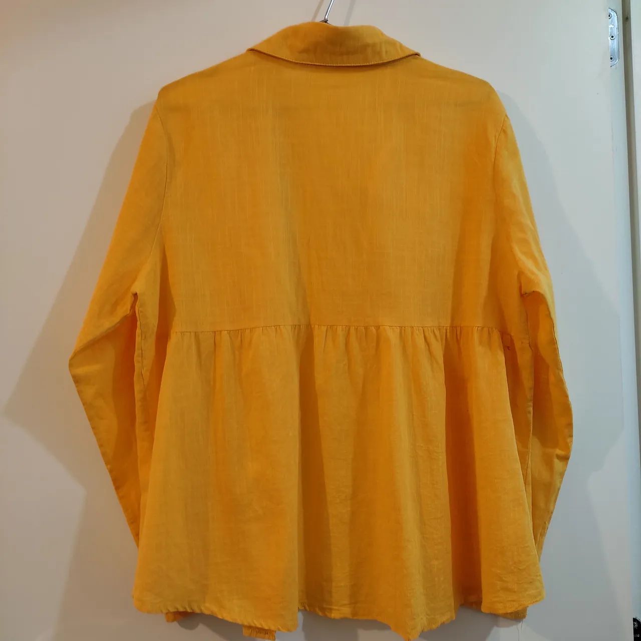 Camisa plissada feminina  - Foto 2