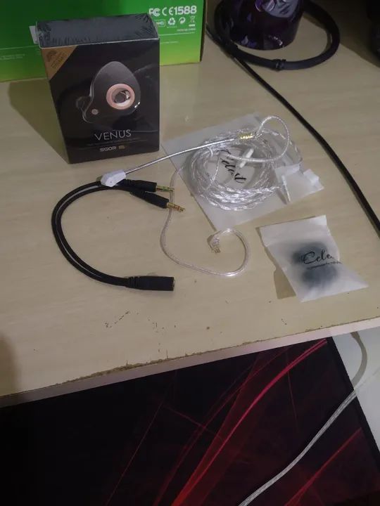 Fone kinera sky wing headset microfone super cardióide - Foto 3