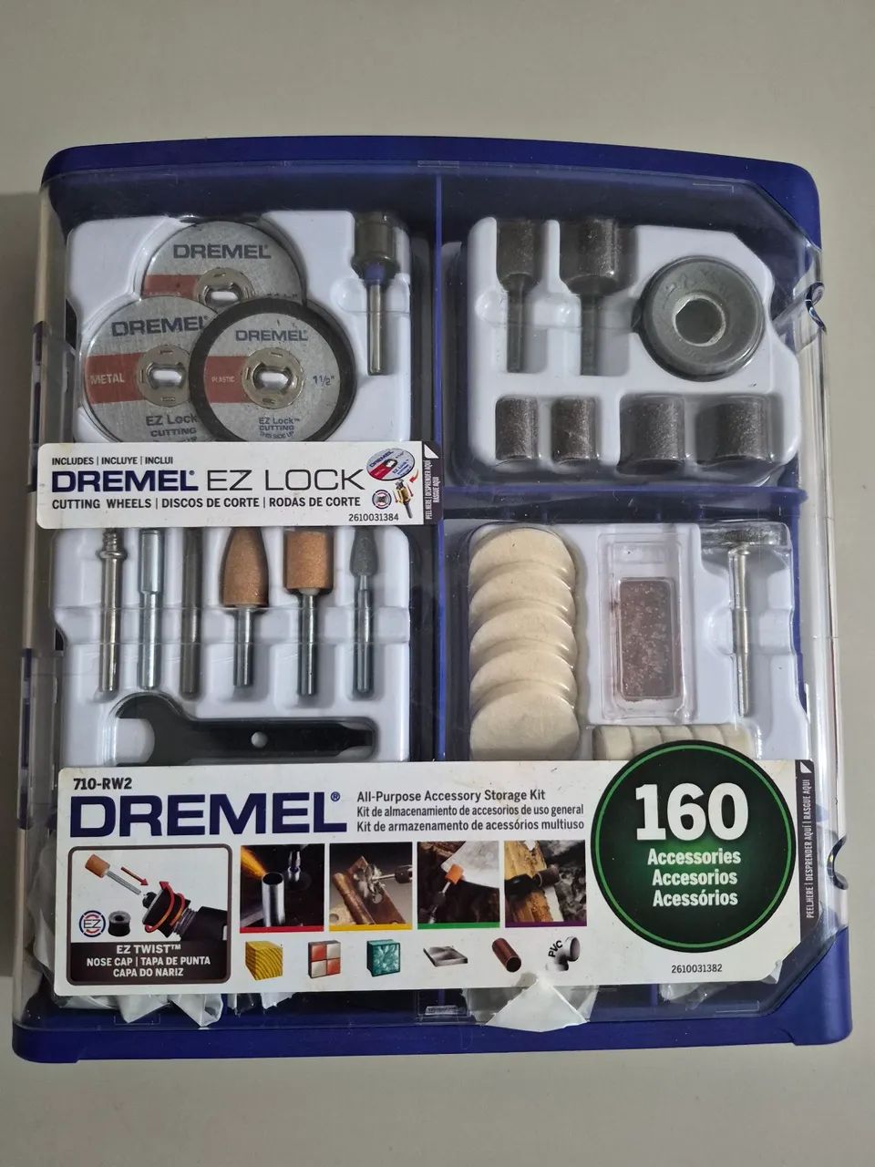 Lixadeira - Micro/Retifica 4000 Dremel + Kit Acessórios com 160 peças Dremel - Foto 4
