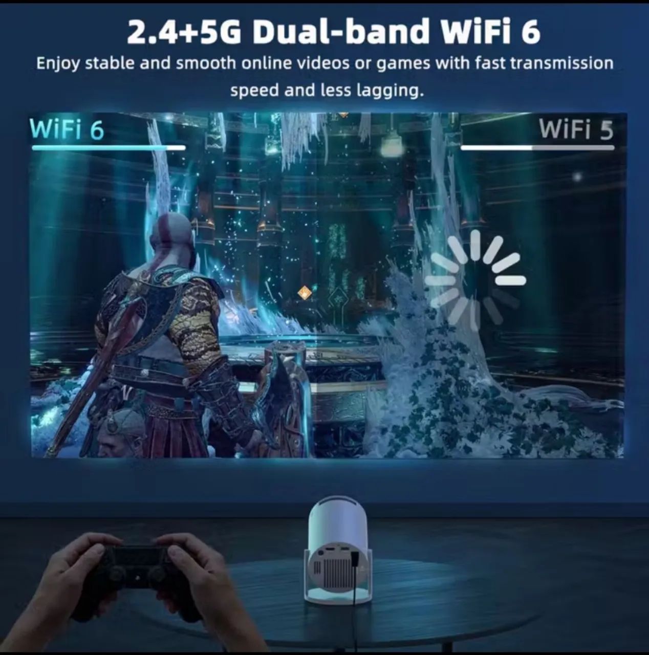 PROJETOR bettdow hy300 PRO ANDROID 13.0 - Foto 5